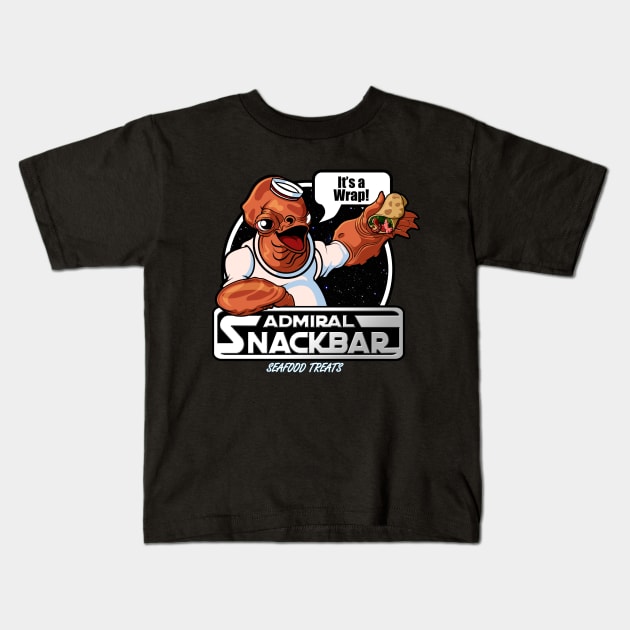 Admiral Snackbar Kids T-Shirt by RandomTask